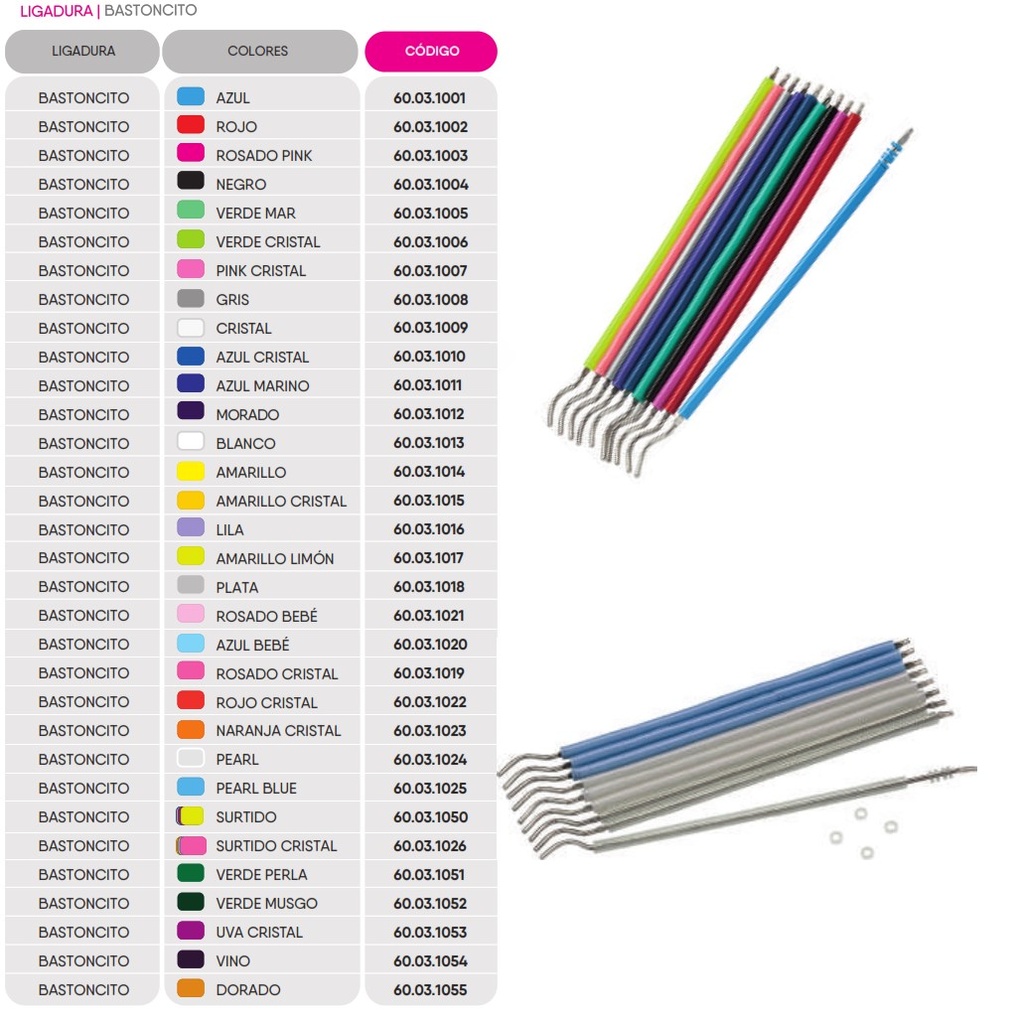 Elastic Bastones Gomitas - 10 Bastones (1000 unidades) - Morelli