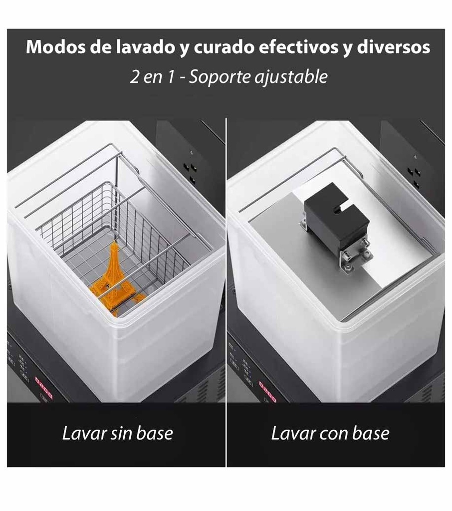 Estación 2 en 1 - Lavadora y  Curadora -Uw01 - Creality