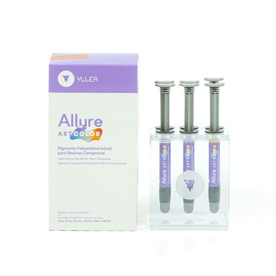 Pigmentos - Kit Allure Artcolor - Fotopolimerizable  p/ composite - YLLER