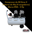 Compresor Medial Shield de 50 Litros - 2 Hp