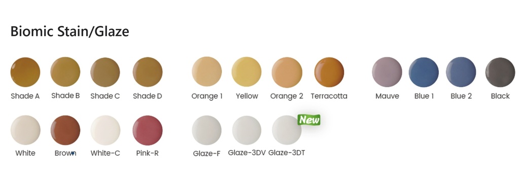 Kit cerámicas/ glaze Set todo en uno Biomic Aestethic - Aidite