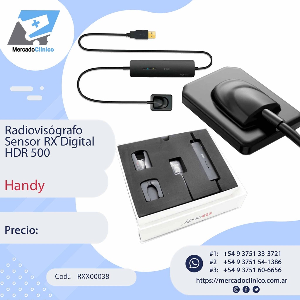 Equipo de Rayos RODANTE - Getidy + Radiovisogra HANDY RVG HDR-500 de regalo 
