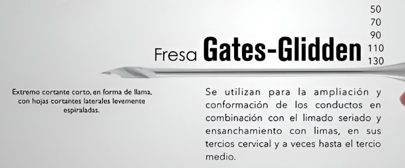 Fresa de Gates-Glidden x unidad - NY
