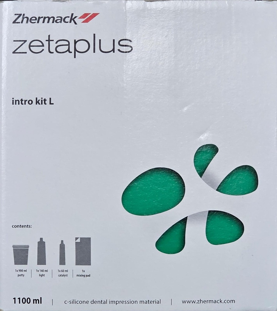 Silicona condensación pesada  Zetaplus Intro Kit (Masa-Fluida-Activador) - Zhermack
