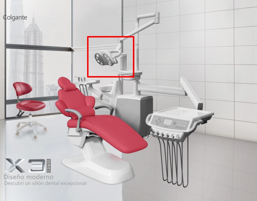 Foco cialítico T.MASTER LED S300​ p/ sillón dental - Cingol