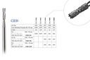 Fresa de carburo redonda extra larga CB1.316 - VERDENT