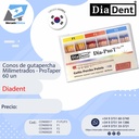 Conos de Gutapercha para Dia-ProT -Protaper - caja x 60u. - Diadent