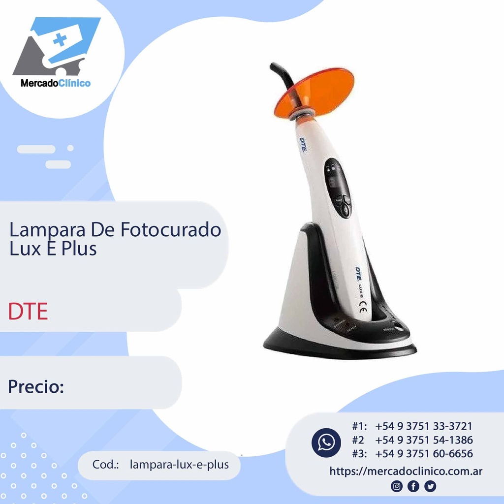 Lampara Fotocurado - led - Lux E Plus - Woodpeacker