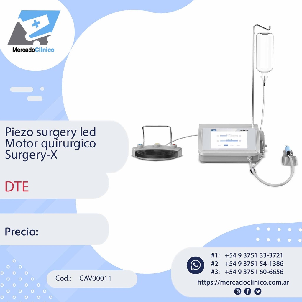 Piezo surgery led Motor quirúrgico Surgery-X - DTE