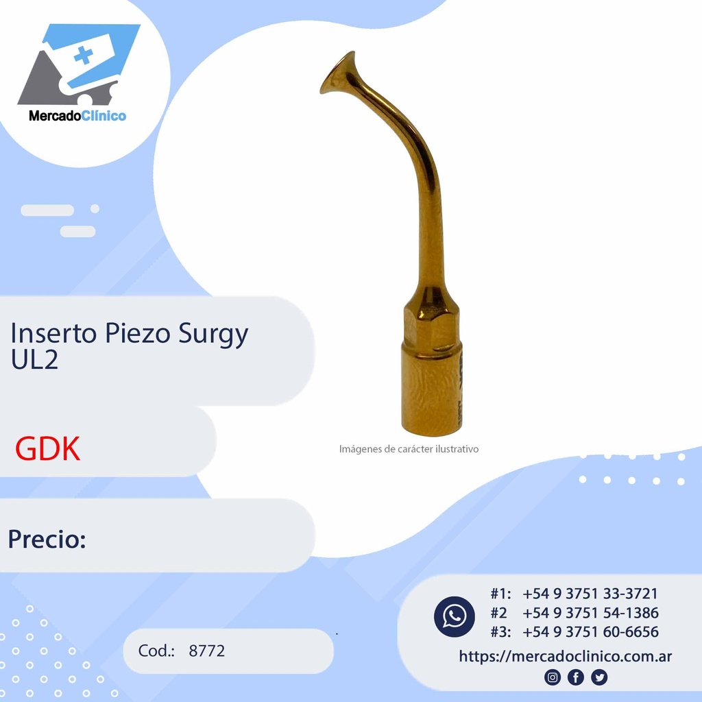 Inserto Piezo Surgy UL2 - GDK