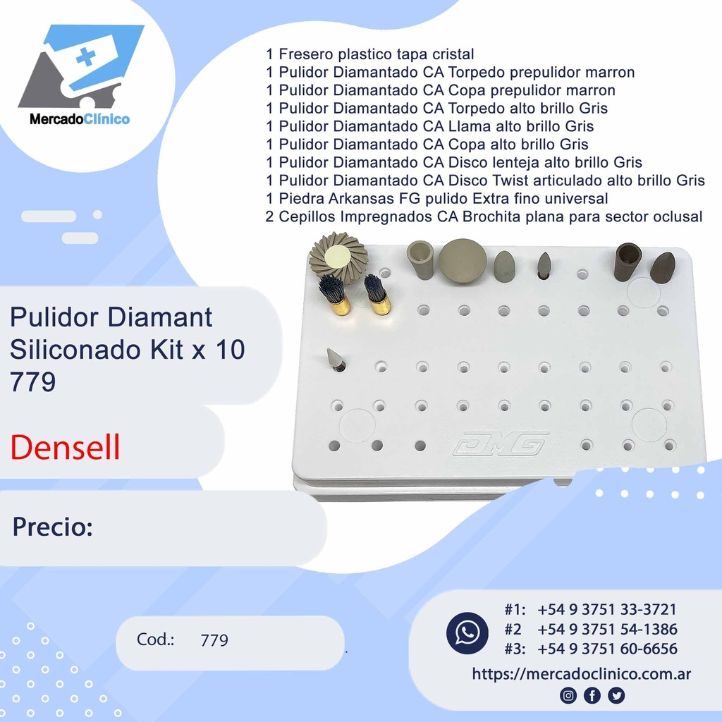 Pulidor Diamant  Disco Twist - 778 - pulido de cerámicas y porcelana - Densell