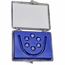 Bracket Caso lingual Clip - Estético - c/ gancho Sup +3 arcos Niti Thermo - Autoligados - Tecnident 