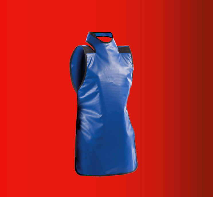 Chaleco Plomado - Espesor de 0,25 mm - Protección de tiroides - Dental San Justo