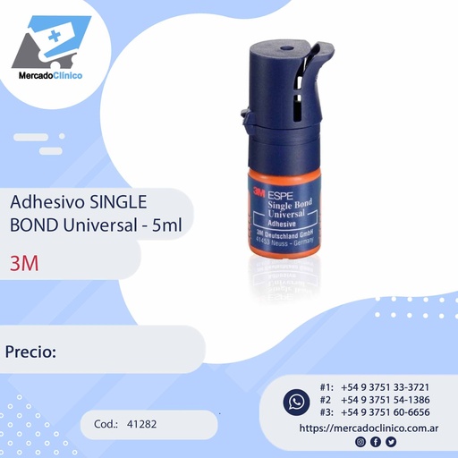 Adhesivo Single Bond Universal 6 ml - 3M