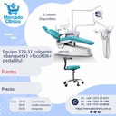 Sillon Equipo 329-31 colgante5+ banqueta1+ foco K06+ pedal Mul - GDK 