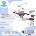 Equipo sillón  odontológico X3  Colibrí,  Banqueta y foco Cialítico LED - CINGOL