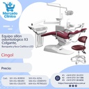Equipo sillón  odontológico X3  Colgante,  Banqueta y foco Cialítico LED - CINGOL