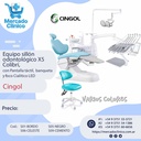 Equipo sillón  odontológico X5  Colibrí,  con Pantalla táctil,  banqueta  y foco Cialítico LED - Cingol