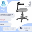 Banqueta Standard de  Eco-cuero Sintético - Cingol