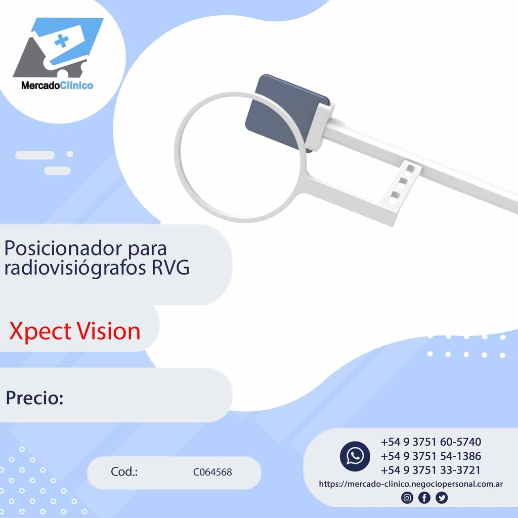 Posicionador para  radiovisiógrafos RVG - Xpect Vision