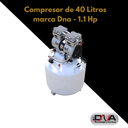 Compresor de 40 Litros - Marca DNA - 1.1 Hp