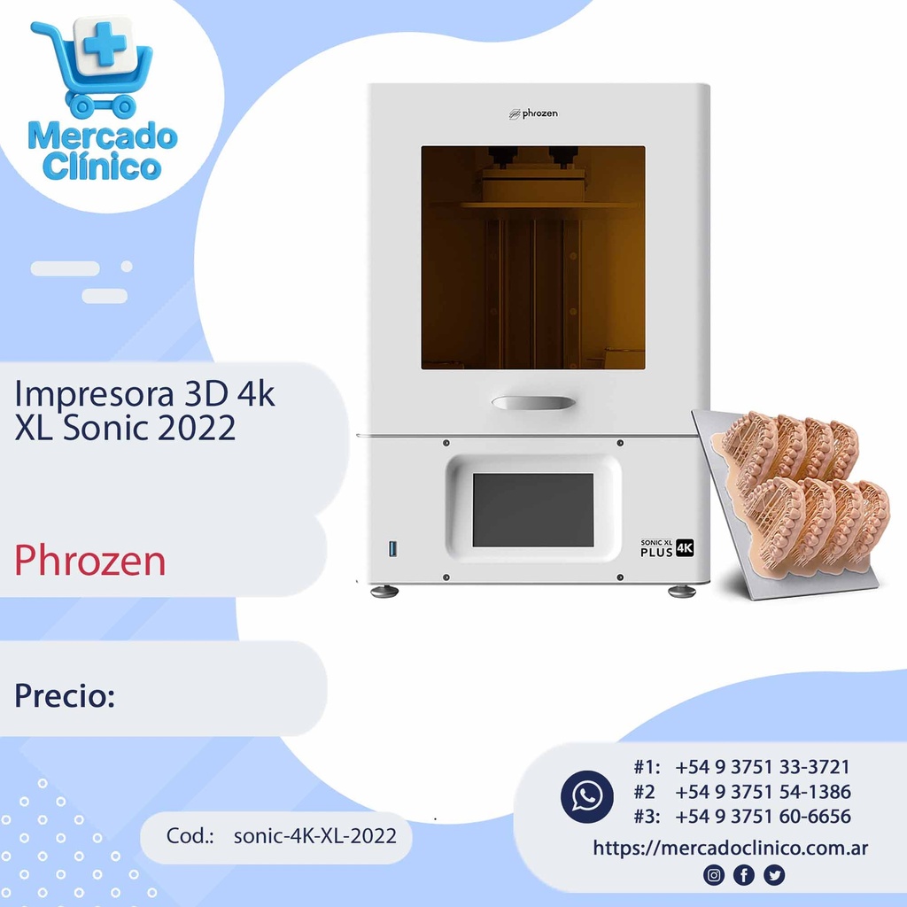Impresora 3D 4k Sonic XL 2022 - Phrozen