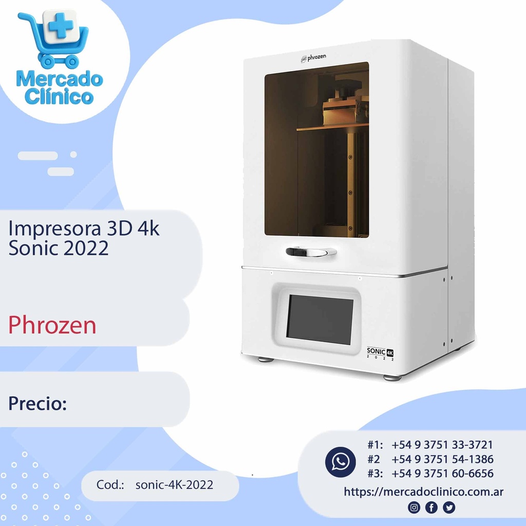 Impresora 3D 4k Sonic 2022 - Phrozen