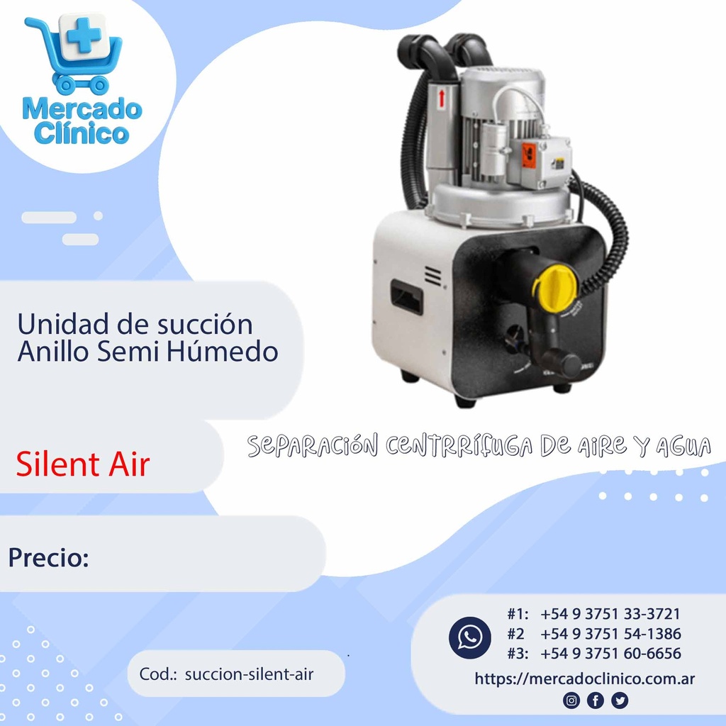 Unidad de succión Anillo Semi Húmedo DS3701CS - C4 - Atec (copia)