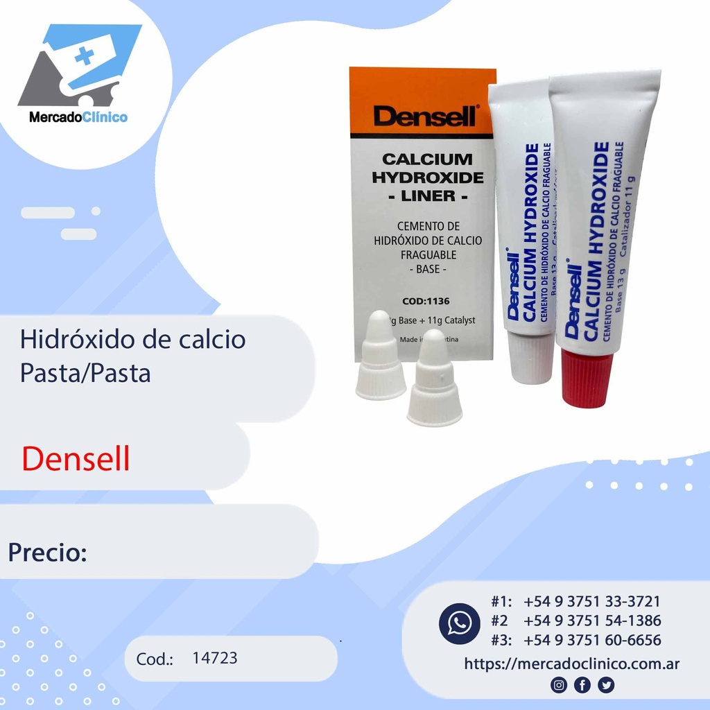 Hidróxido de calcio Pasta/ Pasta - Densell