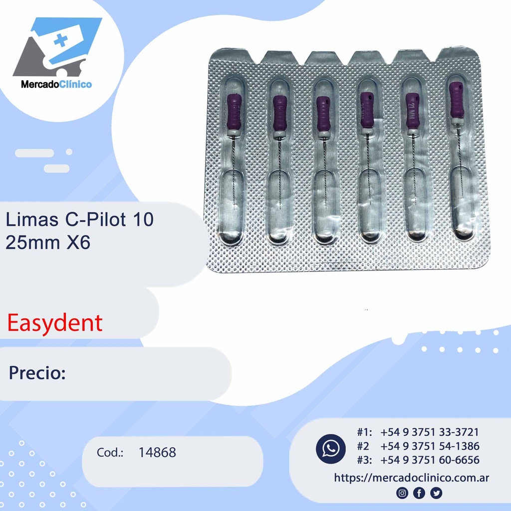 Limas C-Pilot 10 25mm X6 - Easydent