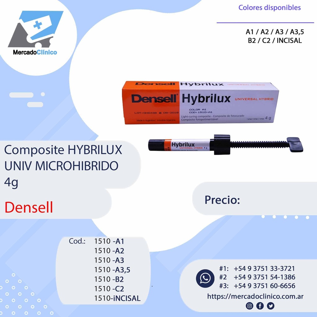 Composite HYBRILUX Universal MICROHIBRIDO - DENSELL