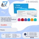 Caja para placas/ortodoncia/dentadura, caja x 14u - EVODEN