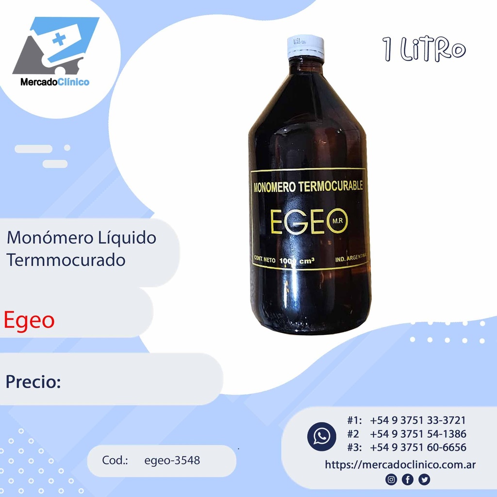 Monómero de Termocurado EGEO 