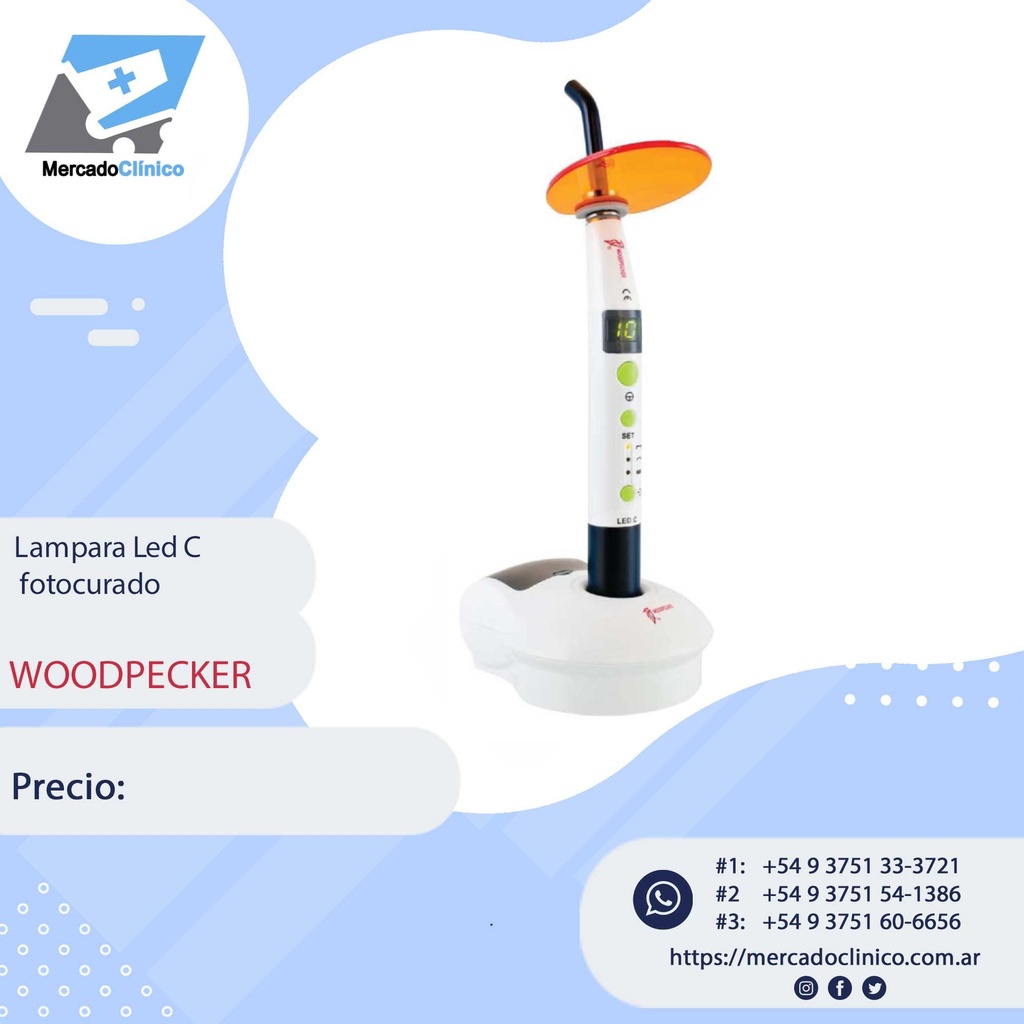 Lámpara Led-C / Fotocurado - Woodpeacker