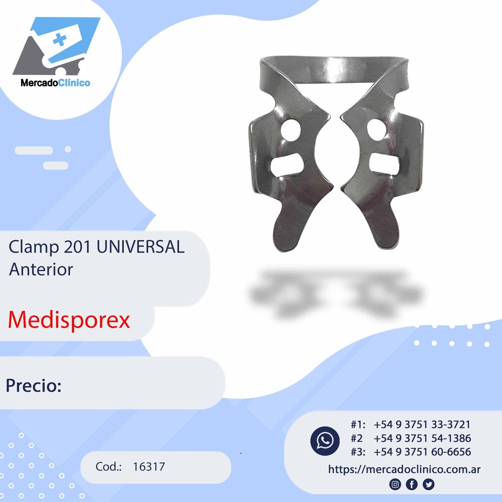 Clamp 201 UNIVERSAL Anterior - Medisporex