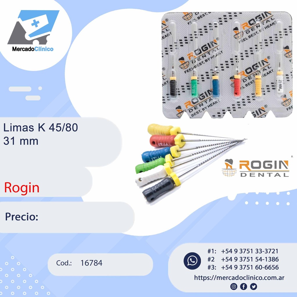 Limas K 45/80 - 31 mm  - Rogin