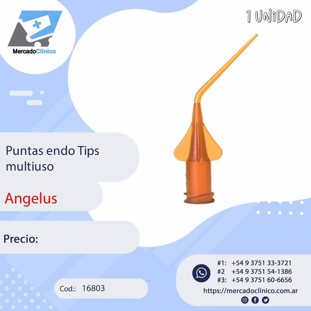 Puntas endo Tips - multiuso - Angelus