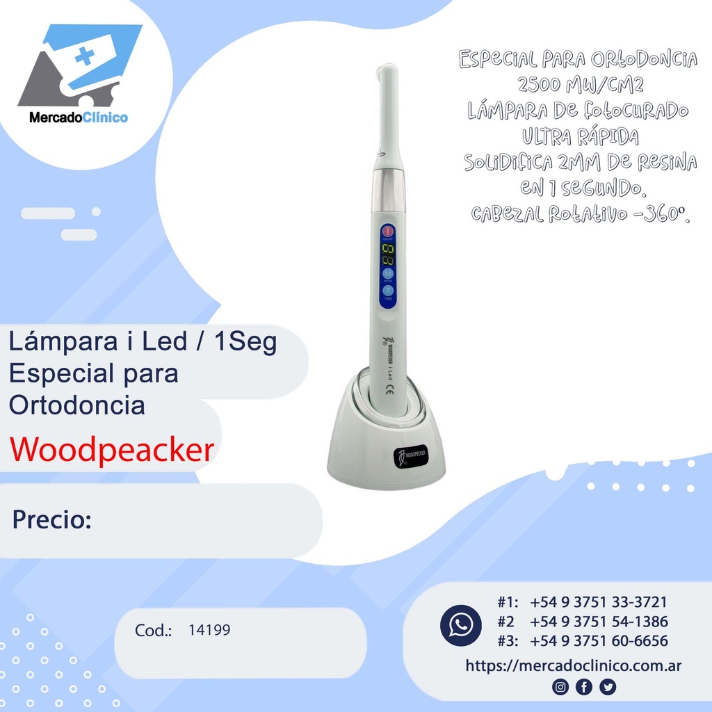Lámpara I-Led  - Woodpecker