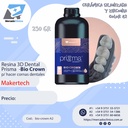 Resina 3D dental Prizma  Bio Crown - p/ hacer  Coronas Dentales - Biocompatible - 250gr - Makertech