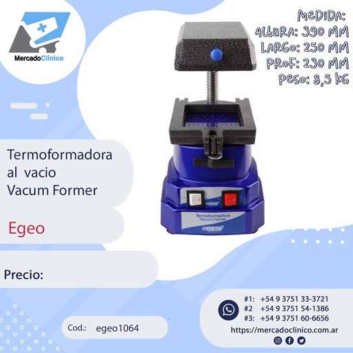 [egeo1064] Termoformadora  al  vacio  Vacum Former - EGEO