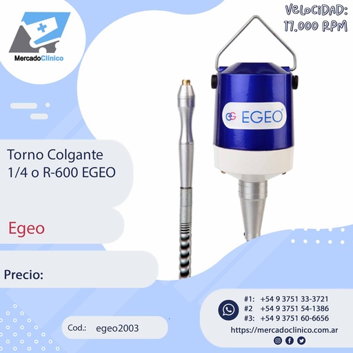 [egeo2003] Torno Colgante 1/4 o R-600 - EGEO