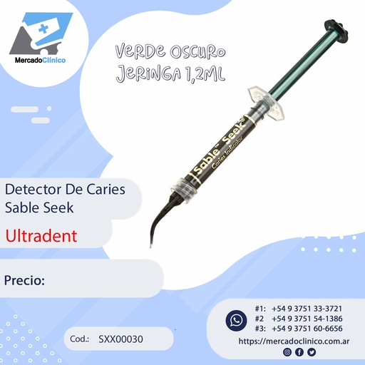 [SXX00030] Detector / revelador / evidenciador de Caries Sable Seek - Ultradent