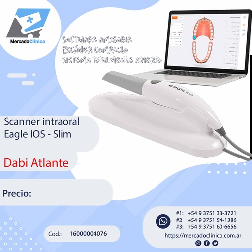 [16000004076] Escaner intraoral Eagle IOS - Slim - Dabi Atlante