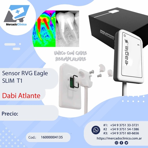 [16000004135] Sensor RVG Eagle SLIM  T1 - Dabi Atlante