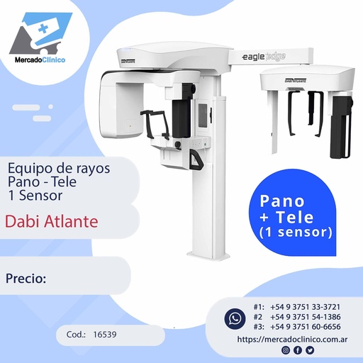 [16539] Equipo de rayos Pano - Tele 1 Sensores - Dabi Atlante