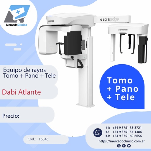 [16546] Equipo de rayos Tomo + Pano + Tele - Dabi Atlante