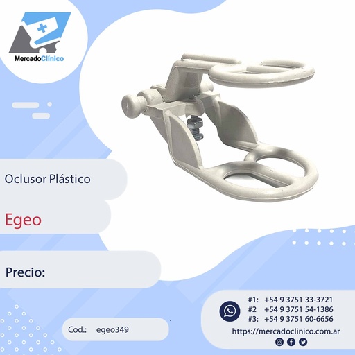 [egeo349] Oclusor plástico - Egeo