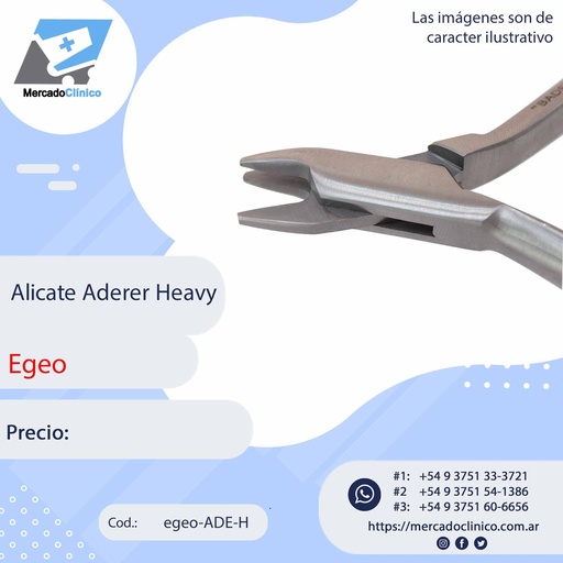 [egeo-ADE-H] Alicate Aderer Heavy - Egeo