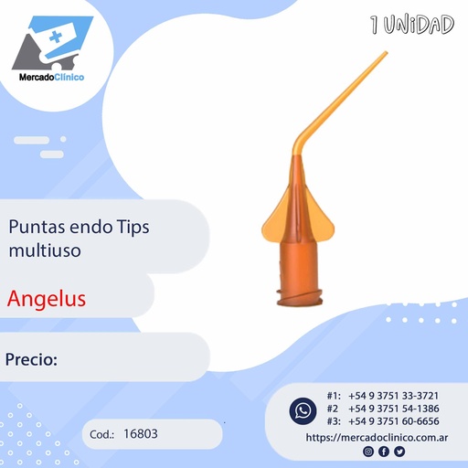 [16803] Puntas endo Tips - multiuso - Angelus