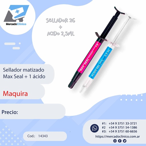 [14343] Sellador matizado Max Seal + 1 ácido - Maquira
